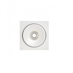 Marc ceiling lamp Recessed Square LED 1x10w 2700K white