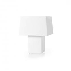Double square luce Lampada da tavolo 1x60w E27 Nero