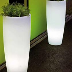Bambu light planter iluminado Wireless Waterproof ø40X89,5