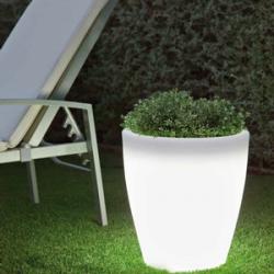 Violeta 40 light planter iluminado Wireless Waterproof ø40x43