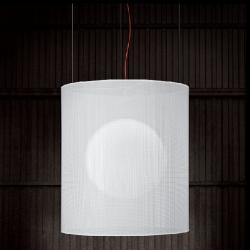 Atenea lampe Suspension abat-jour blanc 30cm