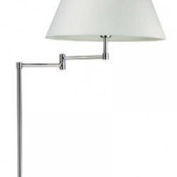 SOFT lámpara of Floor Lamp E27 Chrome with lampshade