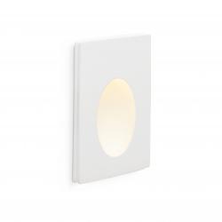 Plas 1 Recessed plaster LED 1x1w 3000ºK 62,71Lm white