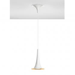 Nafir Pendant Lamp Single Gu10 LED 7,5w white/white