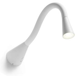 Snake Wall Lamp adjustable rounded ø7x47cm LED 2w 3000K s/soport interrupt on/off White