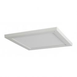 Square soffito Quadrata Alluminio bianco 15W IP44 30x30cm