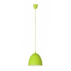 Gummy Lampe Suspension silicone Vert E27 60W