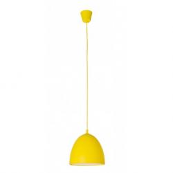 Gummy Lampe Suspension silicone amarilla E27 60W