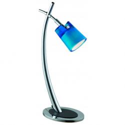 Evolution Lampe de table Verre Bleu 1L G9