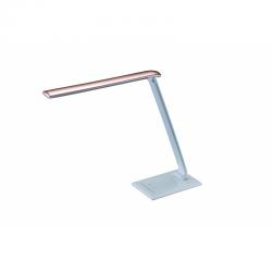 Harvey Lampe de table blanc abat-jour d´Or USB LED 12W