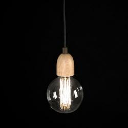 Ilde Wood S1 Lampe Suspension G125 18W E27 - Bois roble