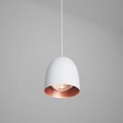 Speers S1 Lamp Pendant Lamp LED 9W - white Shiny, Copper Satin