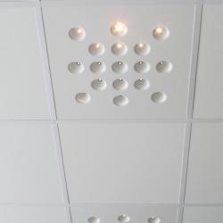Calc lâmpada do teto Embutida LED 17x2,7W - Preto