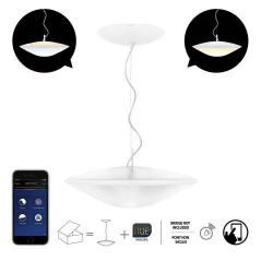 Hue Phoenix - Lámpara Colgante Conectada, Controlable Vía Smartphone, Luz Cálida O Fría Regulable/programable