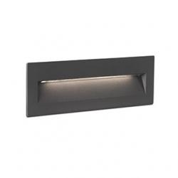 NAT EMPOTRABLE GRIS OSCURO LED 6W 3000K