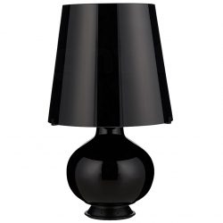 Fontana Total black Lámpara sobremesa 100W (HA) Eco Saver E27 Negro