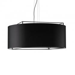 Lewit T Pe (Solo Estructura) Lámpara Colgante pequeña sin pantalla E27 2x70W Gris oscuro