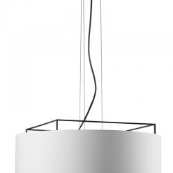 Lewit T Pe (Solo Estructura) Lámpara Colgante pequeña sin pantalla E27 2x70W Rojo óxido