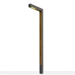 Zenete 400 1 Lamp post metal and wood