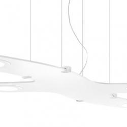 Plasma Pendant Lamp Aspa 4xPanel LED white