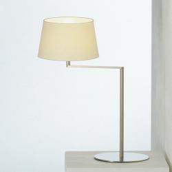 Americana (Structure) Lampe de table E27 1x11w Nickel Satin