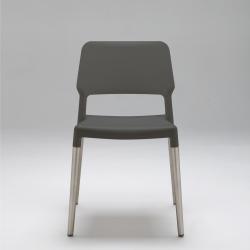 Belloch silla polipropileno y Aluminio (interior y exterior) gris