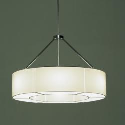 Sexta (Solo lampshade) composition for Pendant Lamp 6 lampshades - Polímero técnico translúcido white