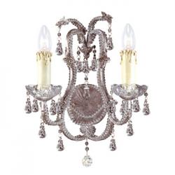Champagne Rose Wall Lamp indoor 2xE14 60W