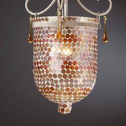 lampshade mosaic Glass orange Topos Small