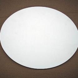 Tapa Oval blanca melamina