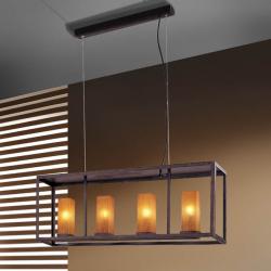 Nature Suspension rectangulaire 4L oxyde forge