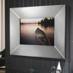 Quadro specchio con Lmina Fotogrfica tramonto 70x50