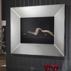 Quadro specchio con Lmina Fotogrfica Figura Femenina 70x50