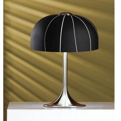 Carey Table Lamp 2L Small Nickel/Black