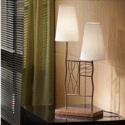 Bamboo Table Lamp 2L Doble