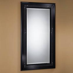 Luxury espejo rectangular Grande negro