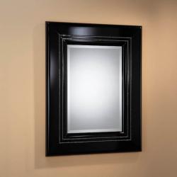 Luxury rectangular mirror Small Black