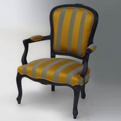 Luis XV sillón Marrom Etnia