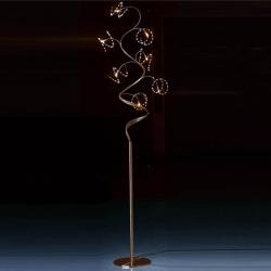 Space lámpara de Lâmpada de assoalho Bronze