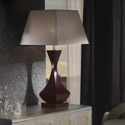 Deco Table Lamp Brown with lampshade 7432