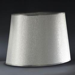 Minos lampenschirm oval Silber