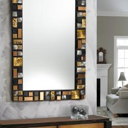Mosaic mirror 120X80 Golden