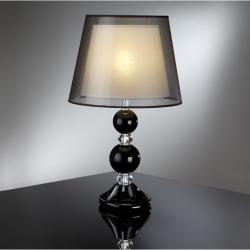 Osiris Lampe de table Noir/Transparent base mejorada