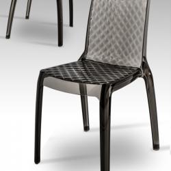 Dana chair humo 83x43cm (min. 2 uds) Transparent