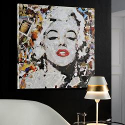 Marilyn Collage 80x80cm