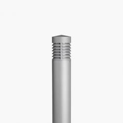 Minicolumn Farol 45ú 6 Accent LED 6000k 9w H80cm Preto