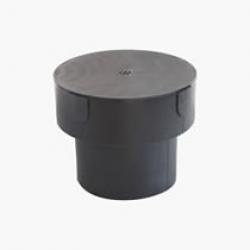 Minizip (Accessory) Inox box round ø165mm Black