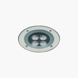 Plano Recessed suelo 4 Accent LED 6000k 6w 22ú