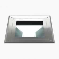 Megaring Recessed suelo Square HIT-DE 70w Stainless Steel