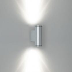 Microslot luz de parede Up down 2 X 3 Accent LED 6000k 3w Cinza Alumínio